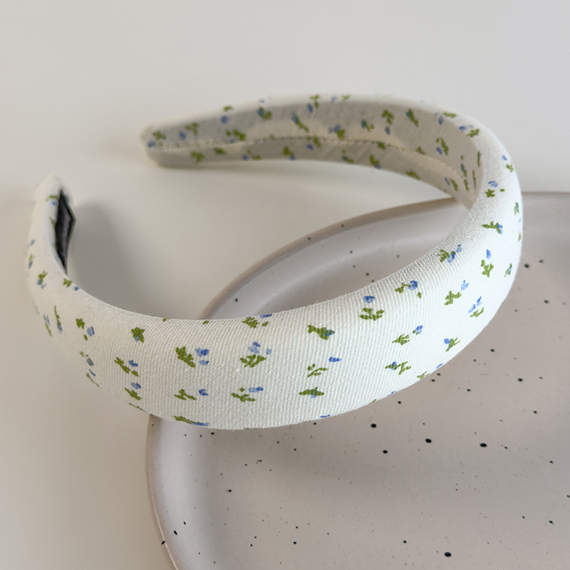 Diadema Floral Azul para Mujer