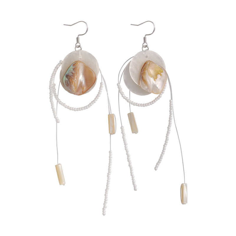 Shell Tassel Earrings