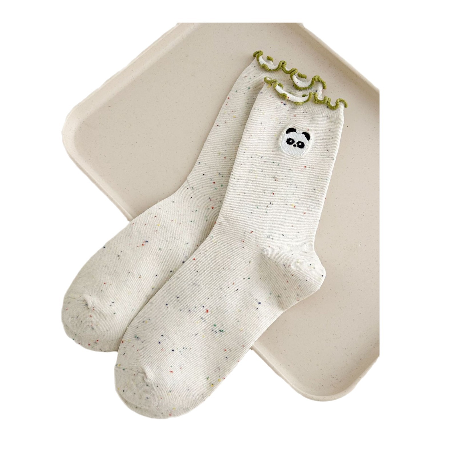 Vyšívané medvědí podkolenky