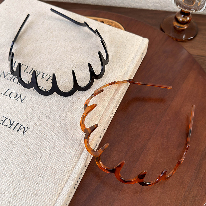 Banda de Păr U în Formă de Undă din Rășină