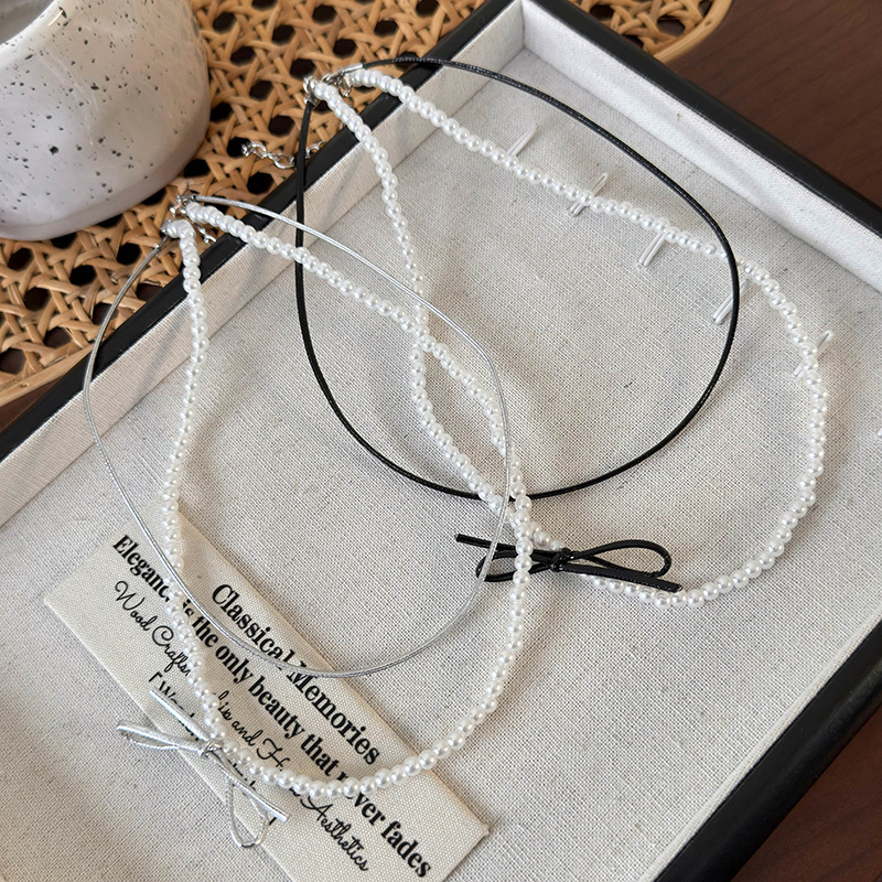 Collier Perles Double Couche