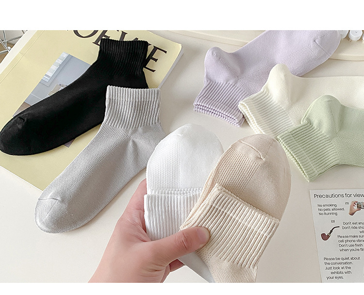 جوارب نسائية قطن شبكة صيف