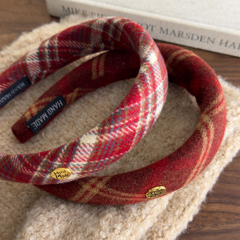 Banda para el Cabello a Cuadros