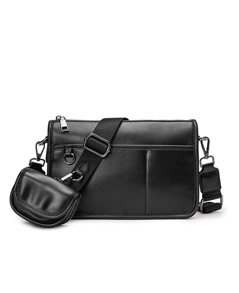 Borsa a tracolla vintage 2-in-1 per fotocamera uomo