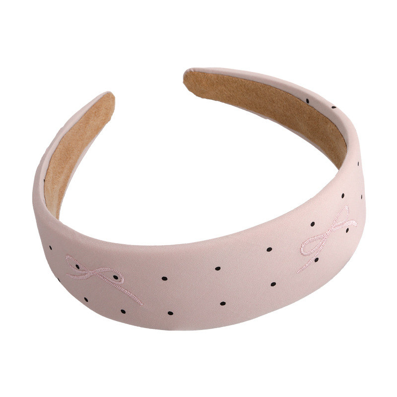 Diadema con Lazo Bordado