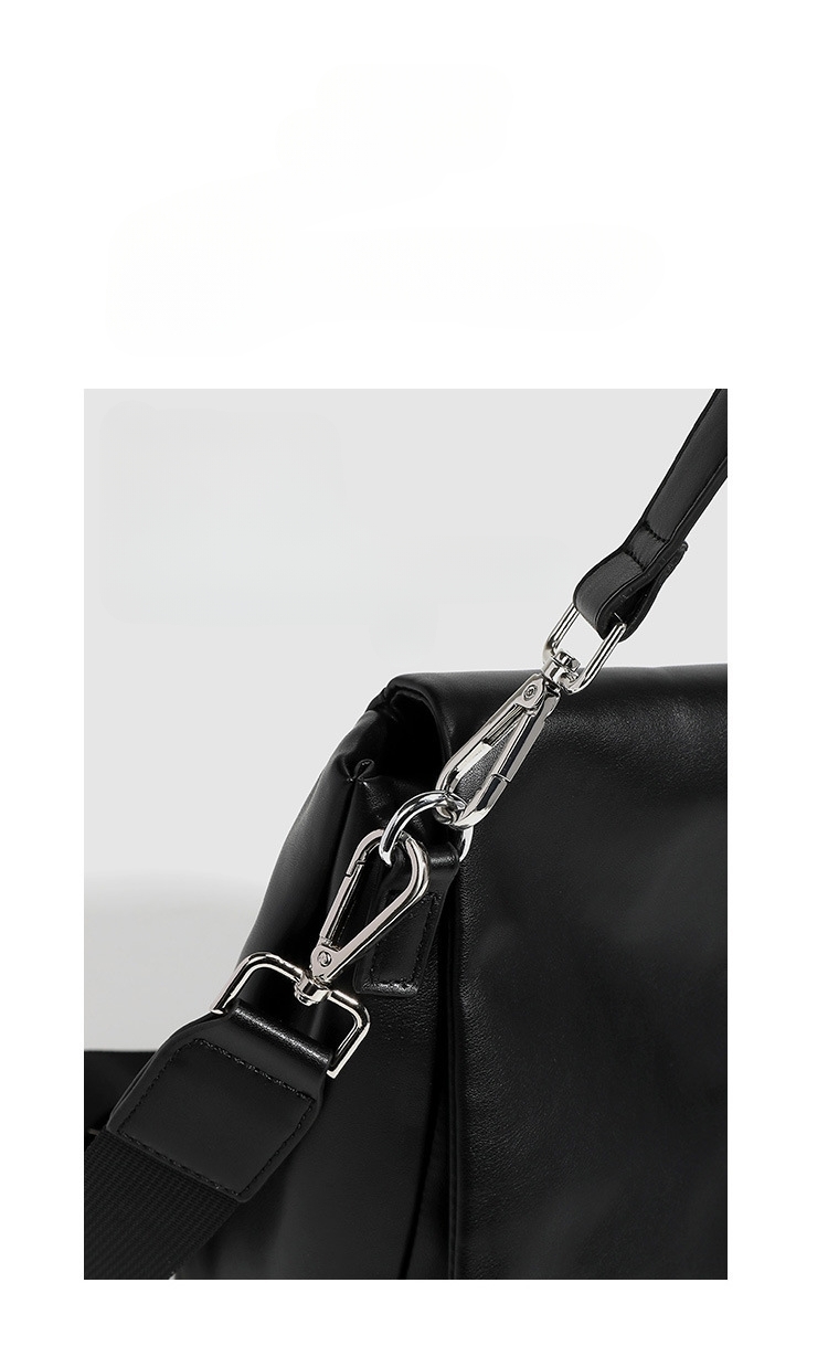 メンズPUレザークロスボディバッグ