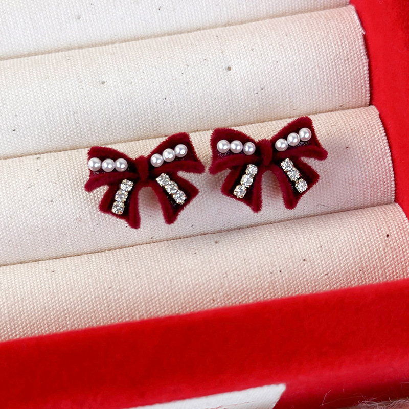 중국 뱀 별자리 귀걸이