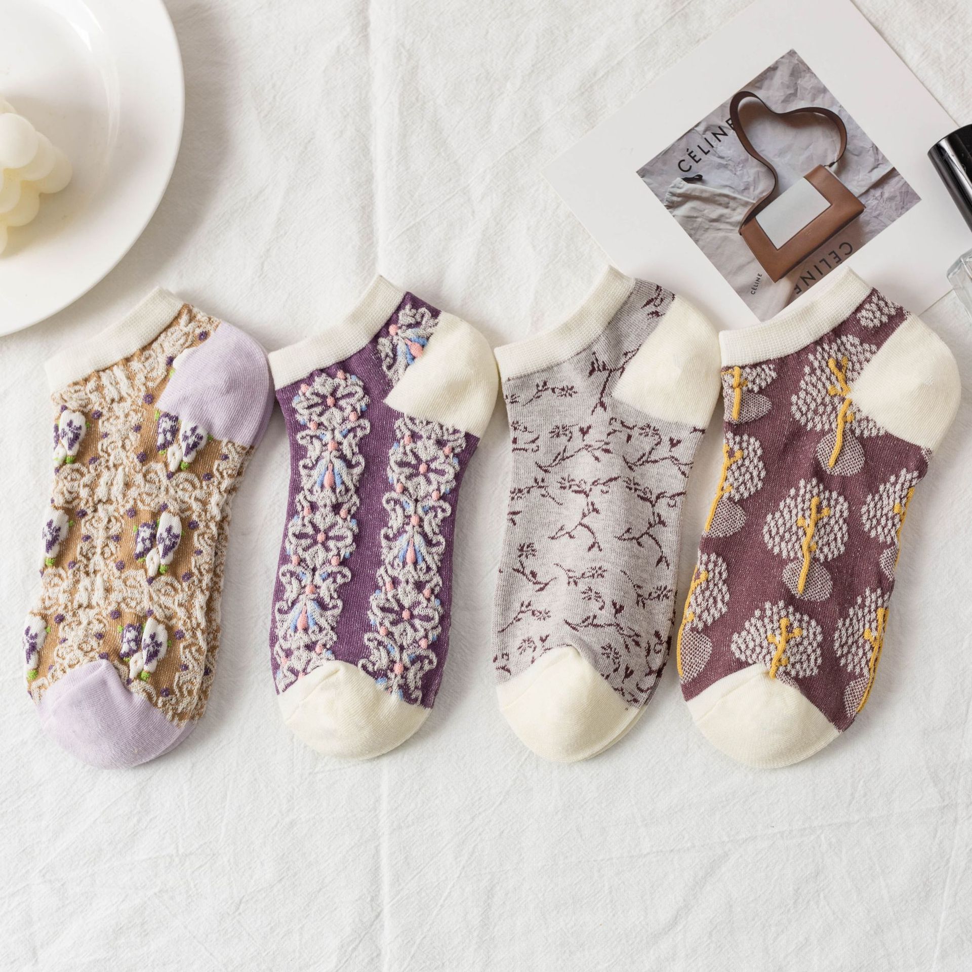 Tất Nữ Không Hiện Retro Dân Tộc Nổi