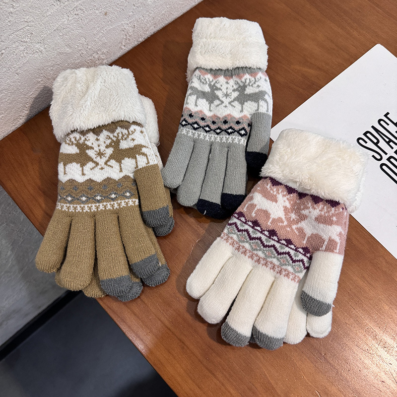 Kadın Örgü Kış Eldiveni