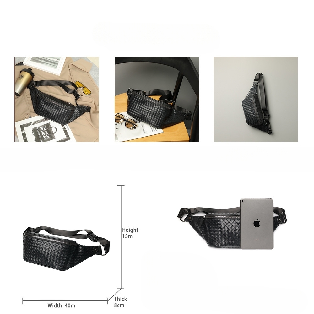 Geweven Crossbody Borsttas