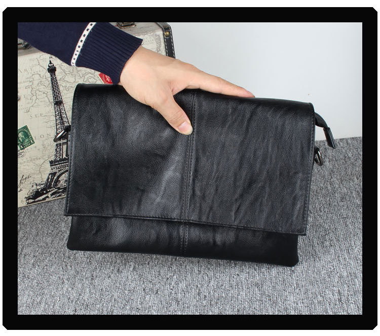 メンズPUレザークロスボディショルダーバッグ