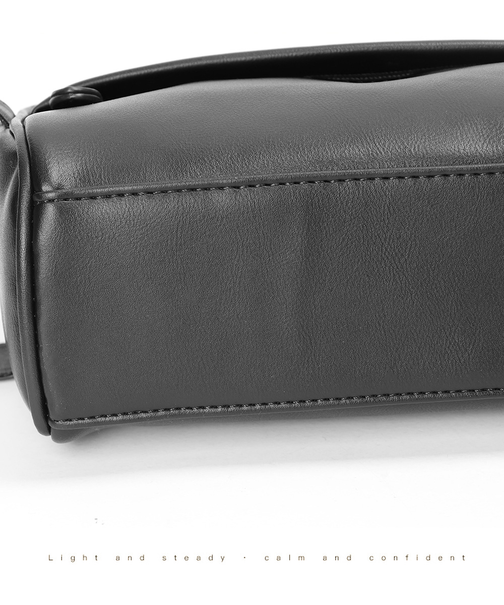 Erkek El Örgüsü PU Deri Clutch Çanta