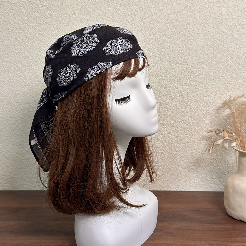 Geometrisches Quadratisches Tuch für Frauen