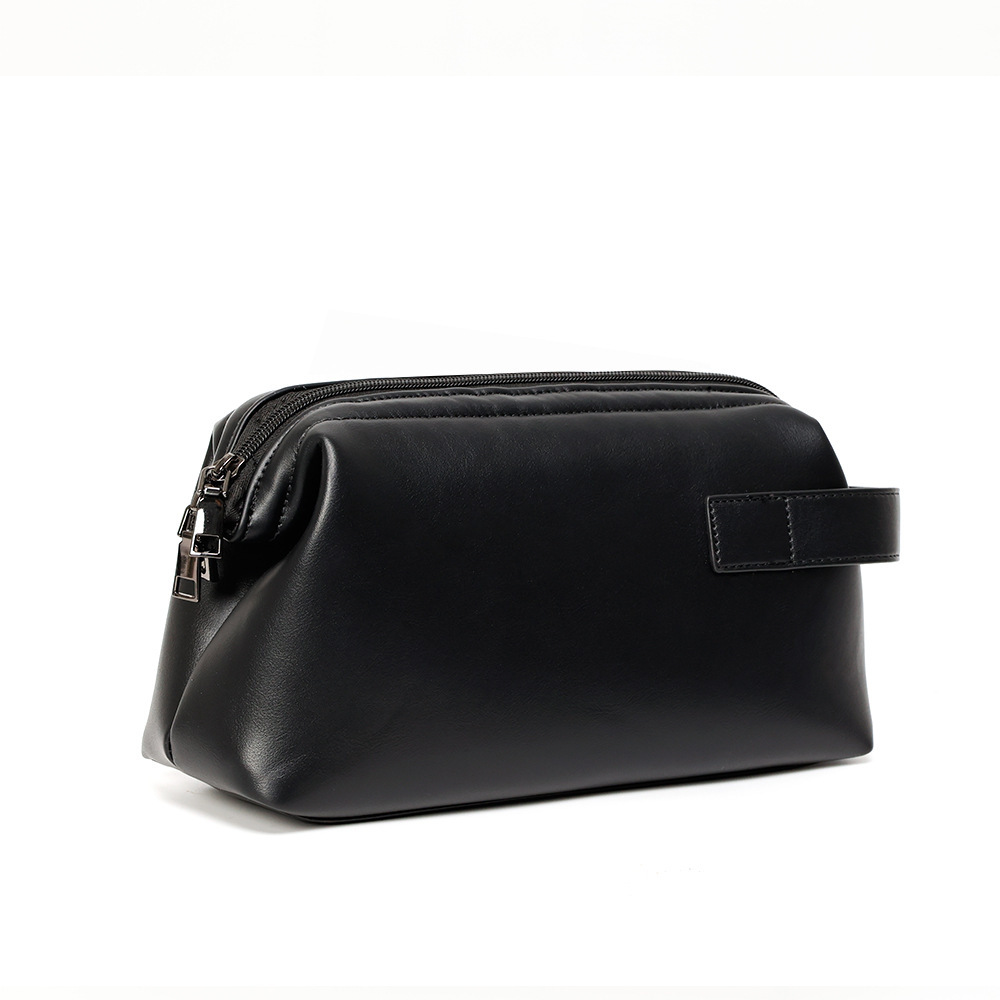 Erkek Puantiyeli Yumuşak Deri Clutch Çanta