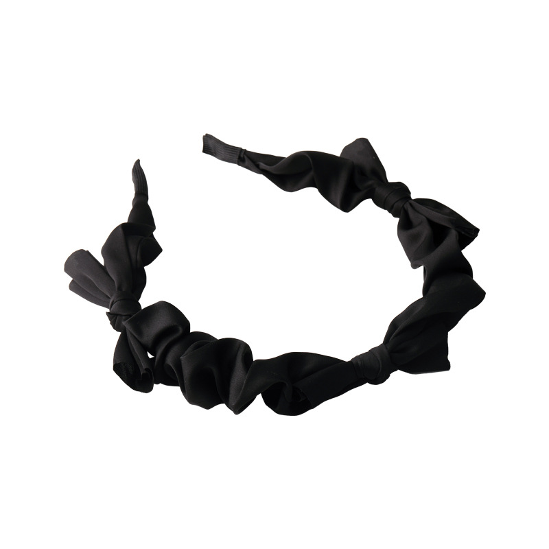 Cinta para el Cabello con Lazo Negro