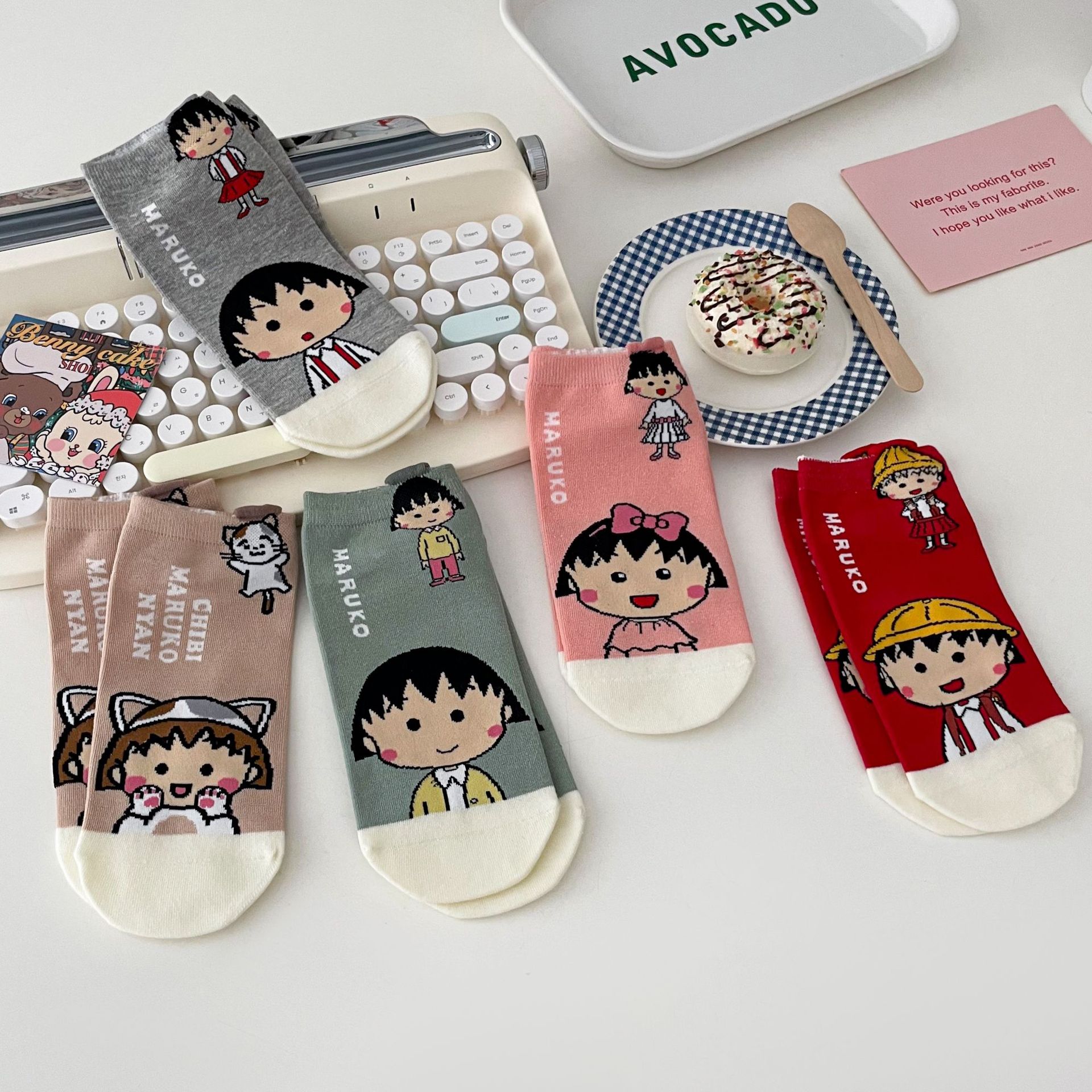 Nahtlose Unsichtbare Socken Anime
