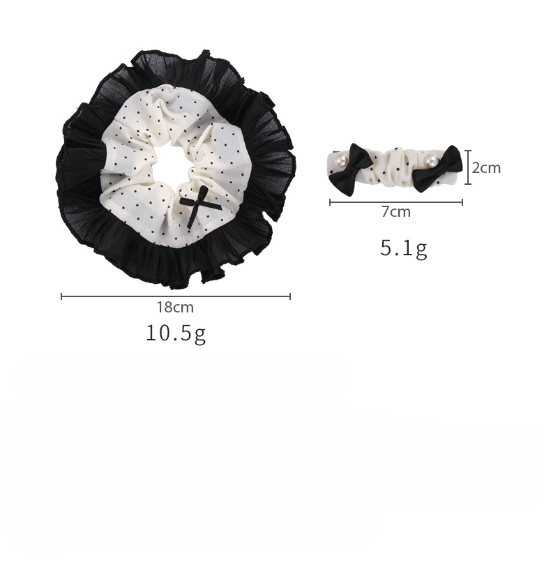 Scrunchies a Sponky do Vlasů s Tečkami