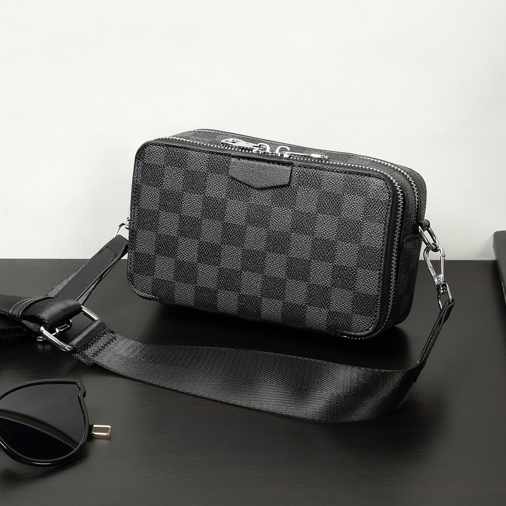 メンズ クロスボディバッグ プレード