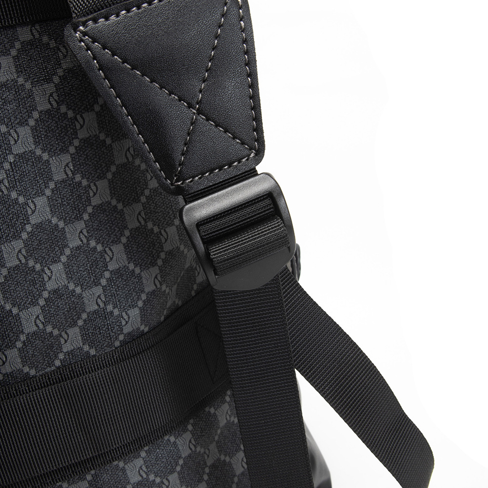 클래식 체크 백팩