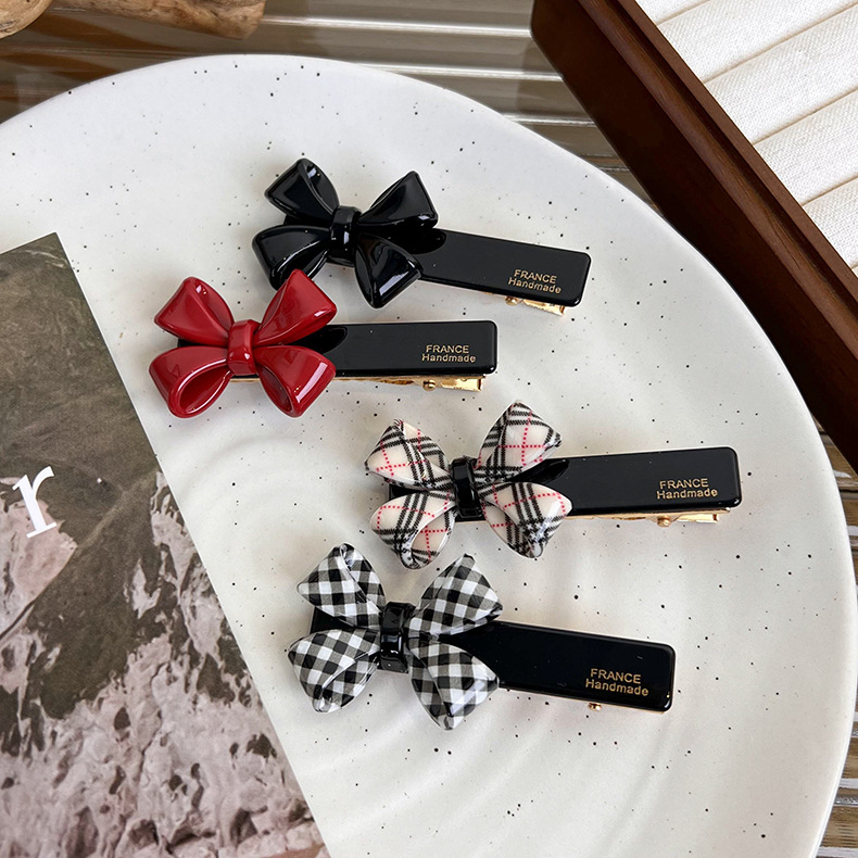 Pinza para Cabello de Acetato con Lazo Vintage