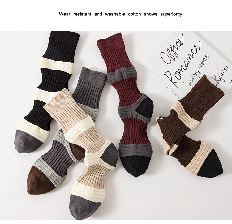 Meias de Algodão Meia-Canela