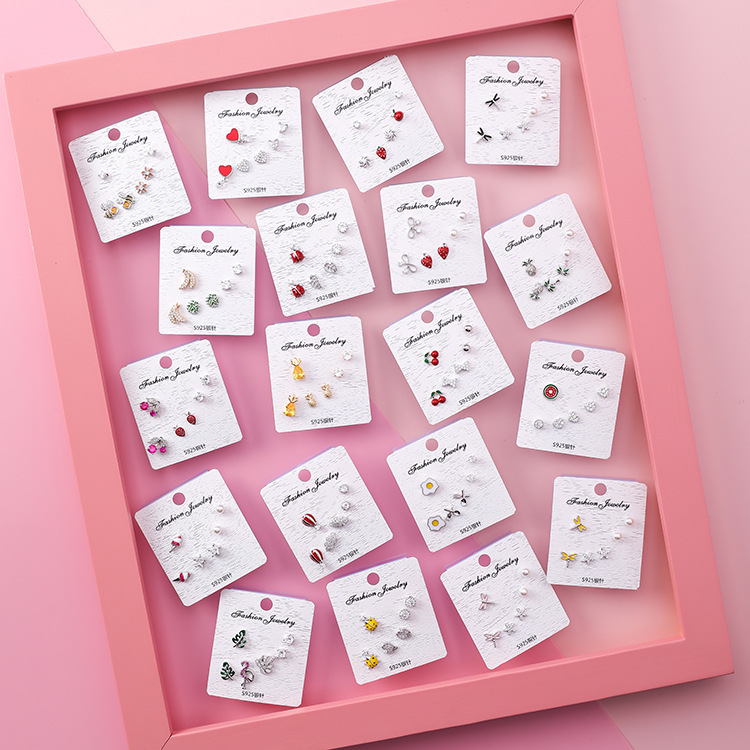 أقراط مثبتة فضة 925