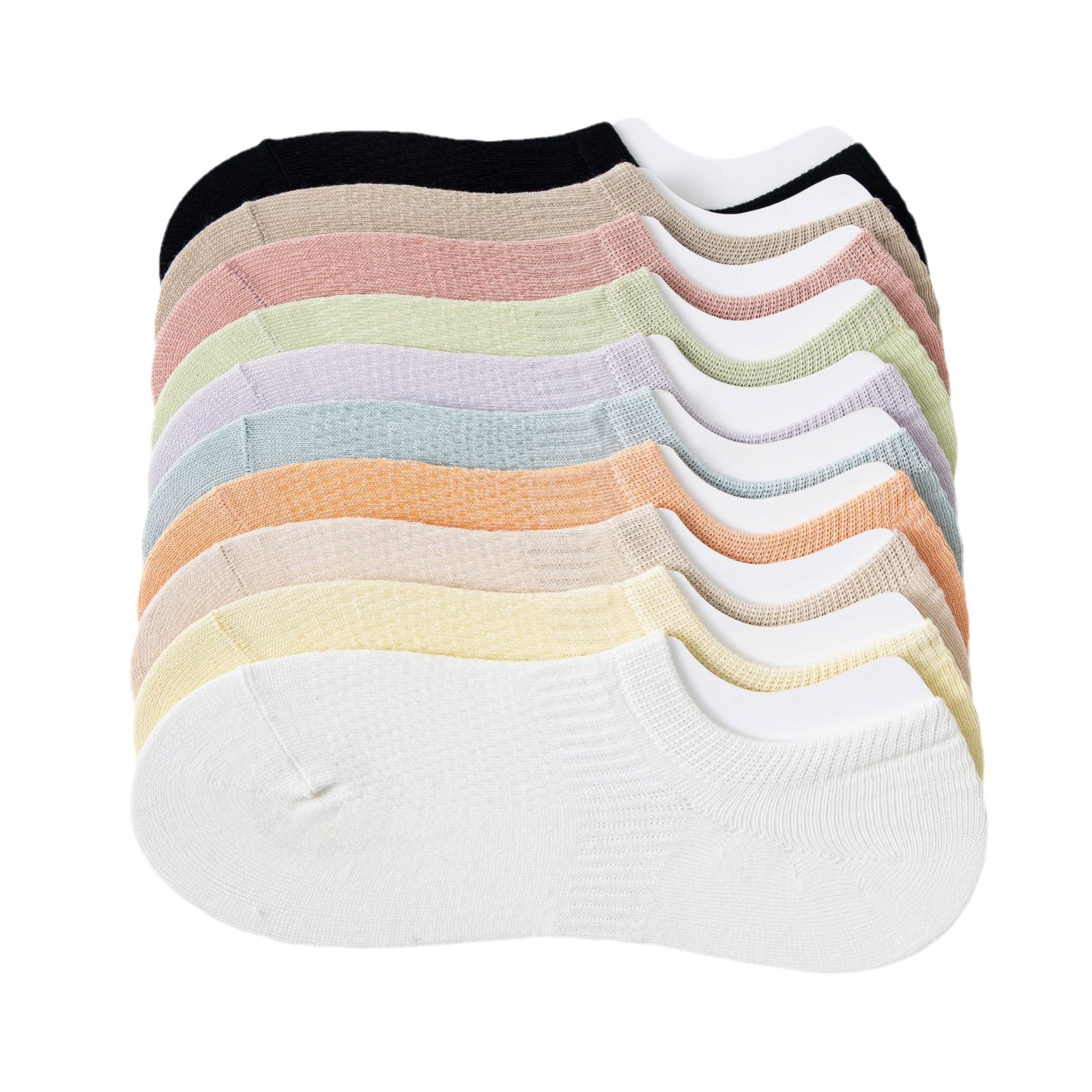 ถุงเท้าเรือ No-Show เนื้อ Mesh ระบายอากาศ