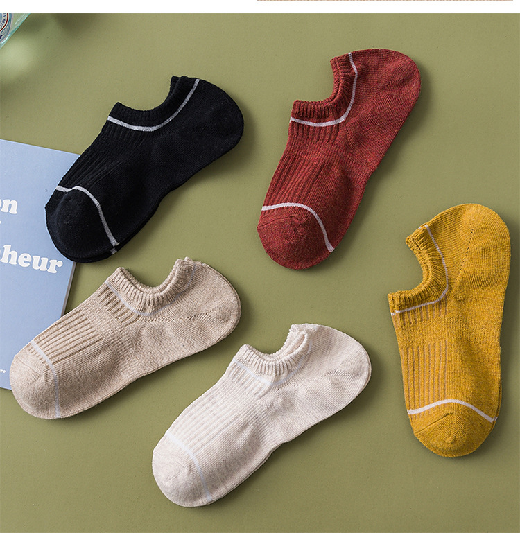 Women's No-Show Cotton Socks