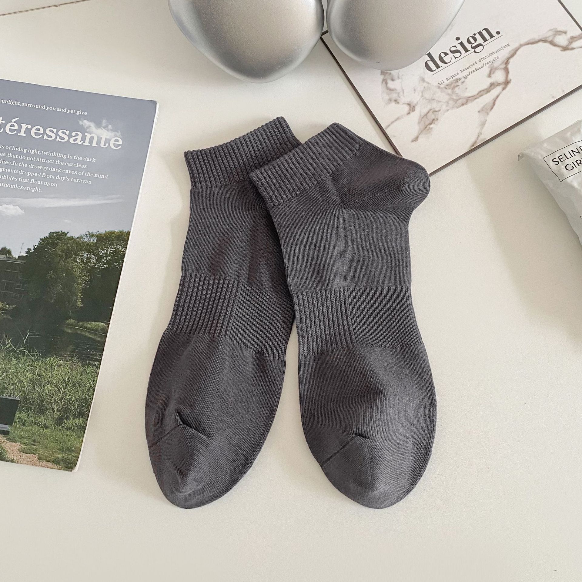 جوارب رجالية قطنية للكاحل