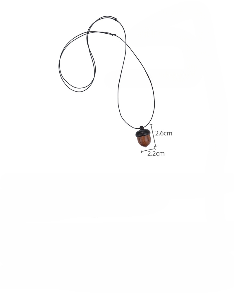 Dây chuyền mặt dây gỗ sồi