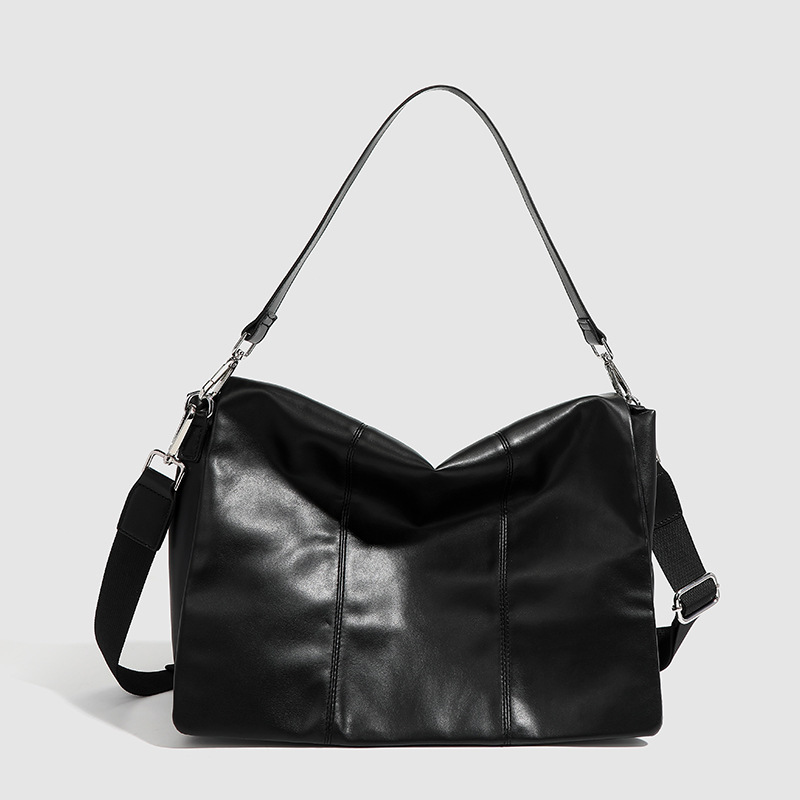 メンズPUレザークロスボディバッグ