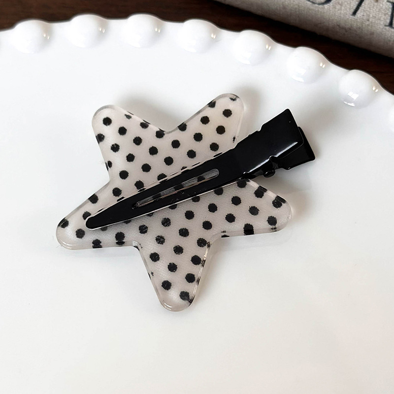Polka Dot Hair Clips