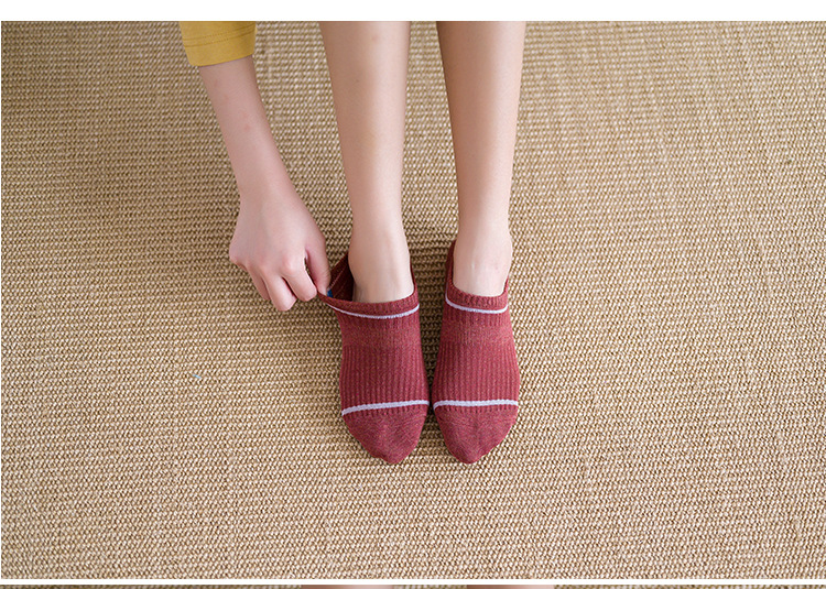 Women's No-Show Cotton Socks