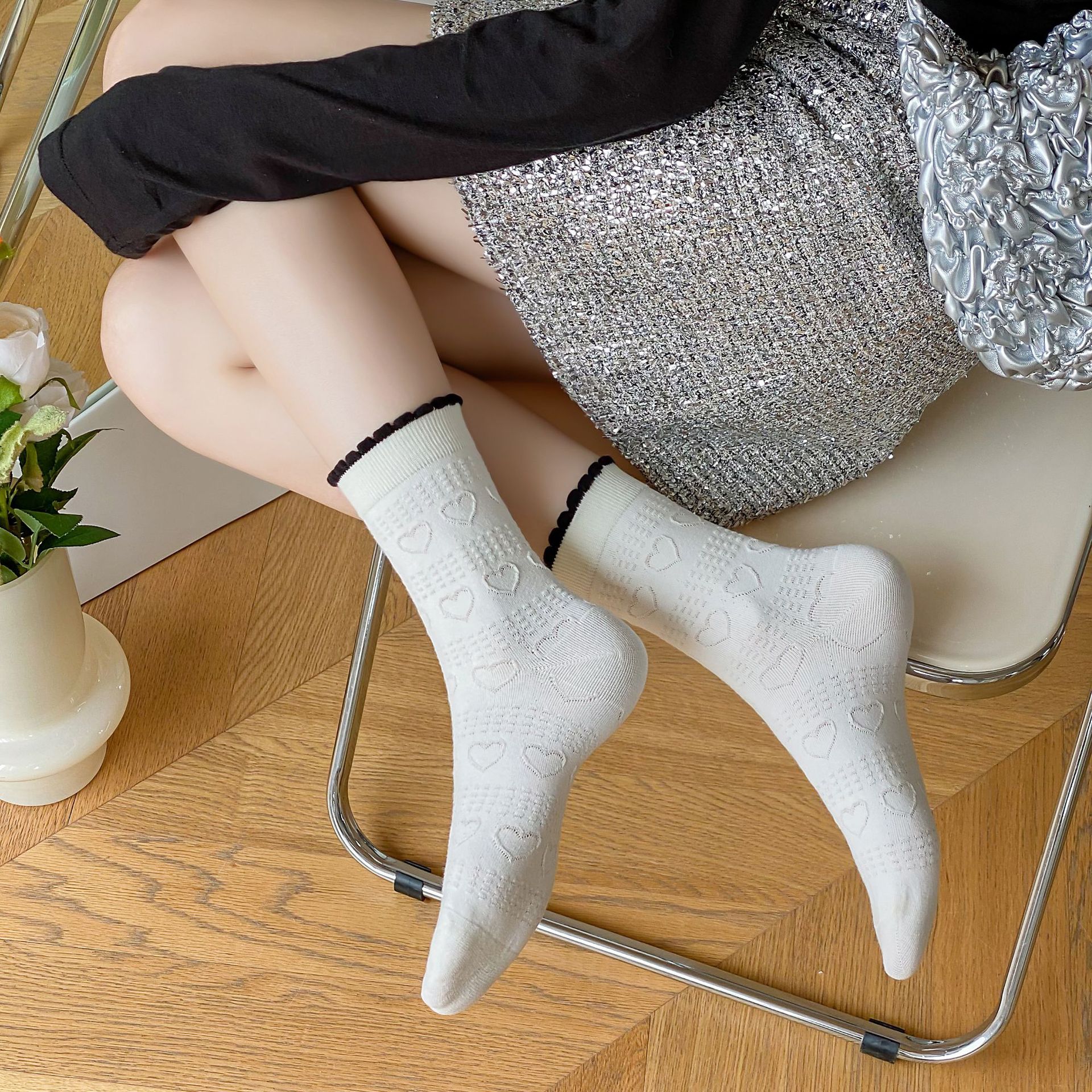 Meias de Coração para Mulher