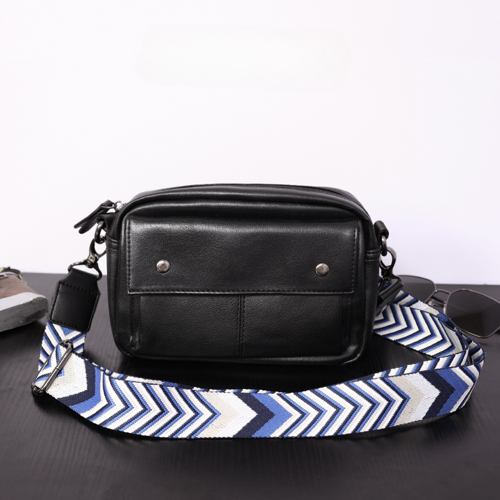 Heren Leren Kruisbodytas