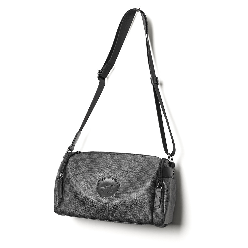 Heren Schoudertas Ruitpatroon