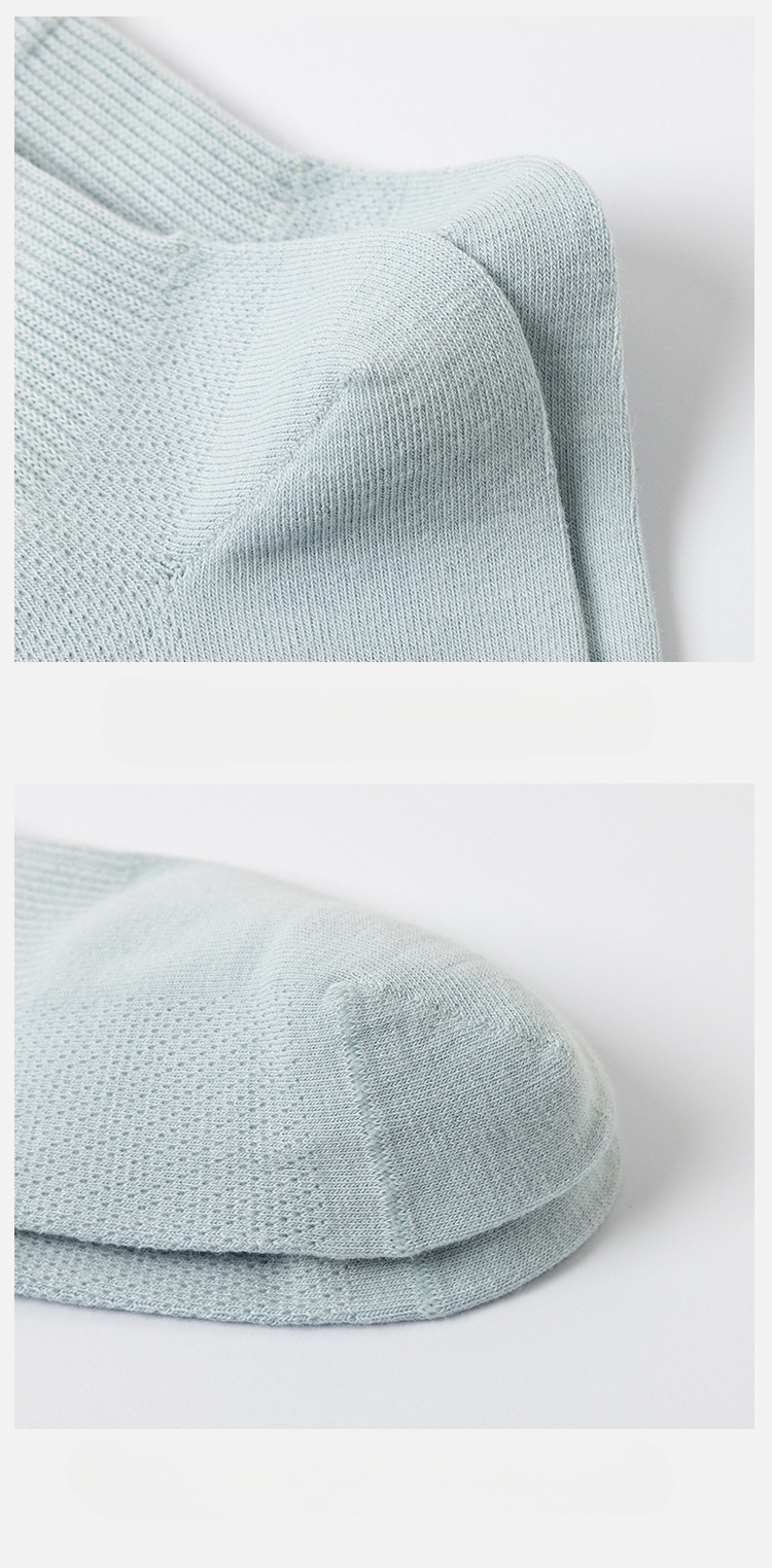 Meias Cano Médio de Algodão Anti-Pilling para Mulheres