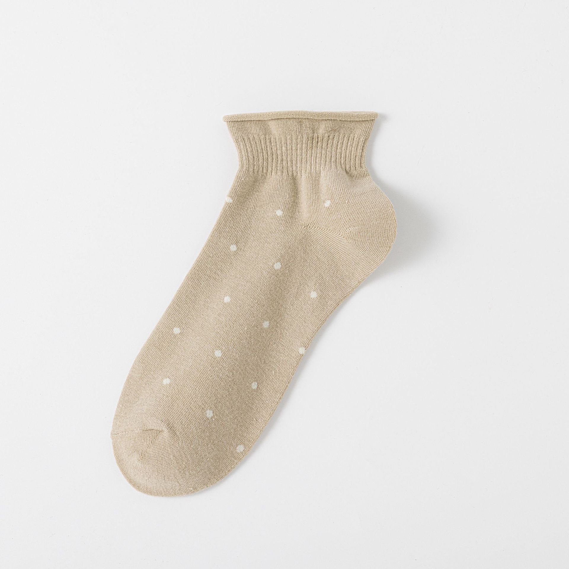 جوارب كاحل بنقشة البولكا دوت