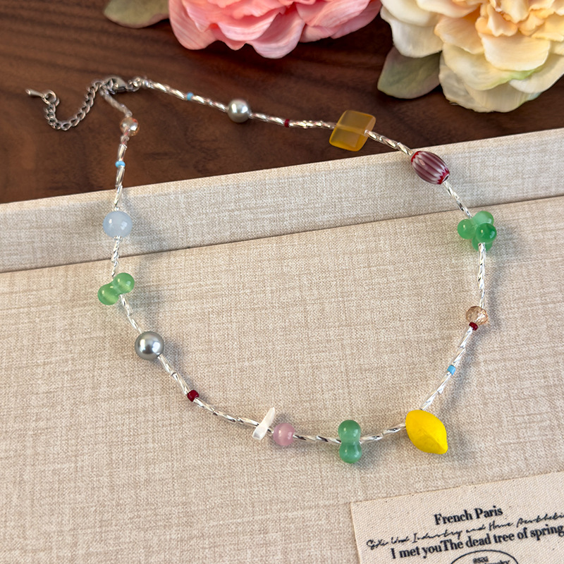 Намисто Лимон з Намистинами