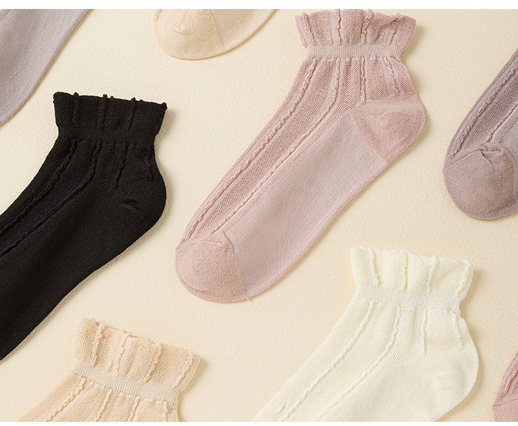 Prodyšné Mesh Neviditelné Ponožky