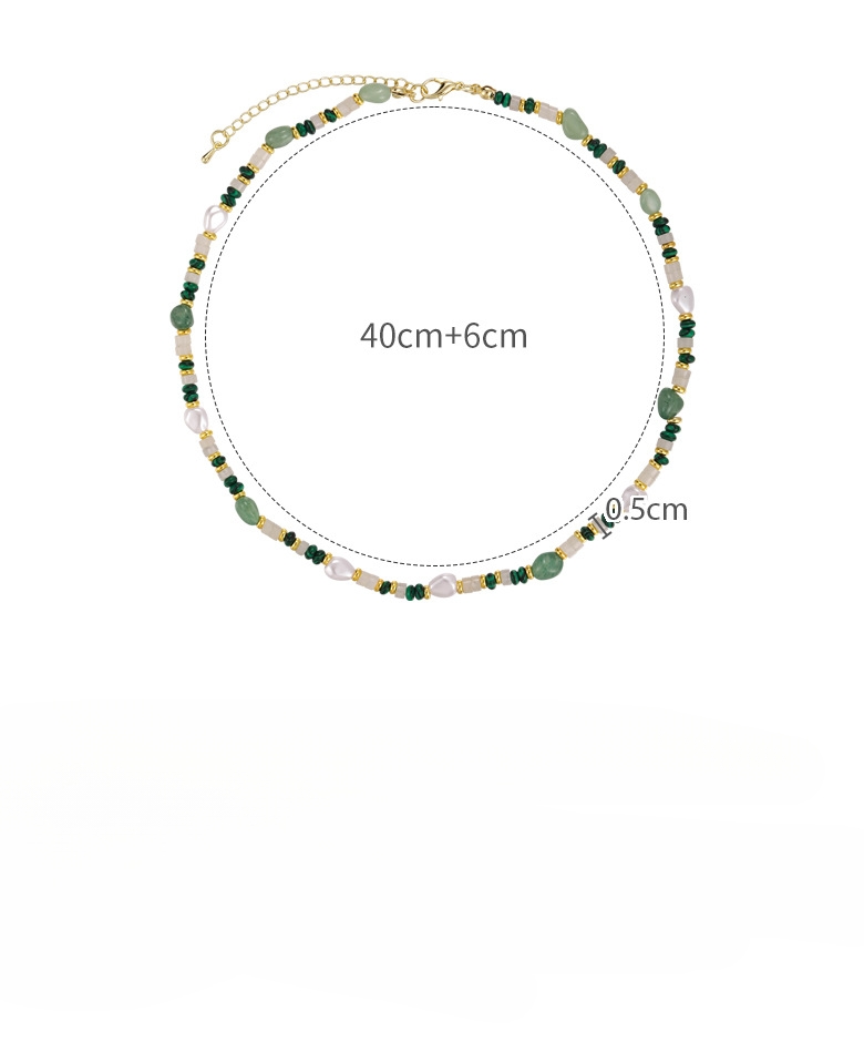 Ожерелье Подключичное Павлиновый Зеленый