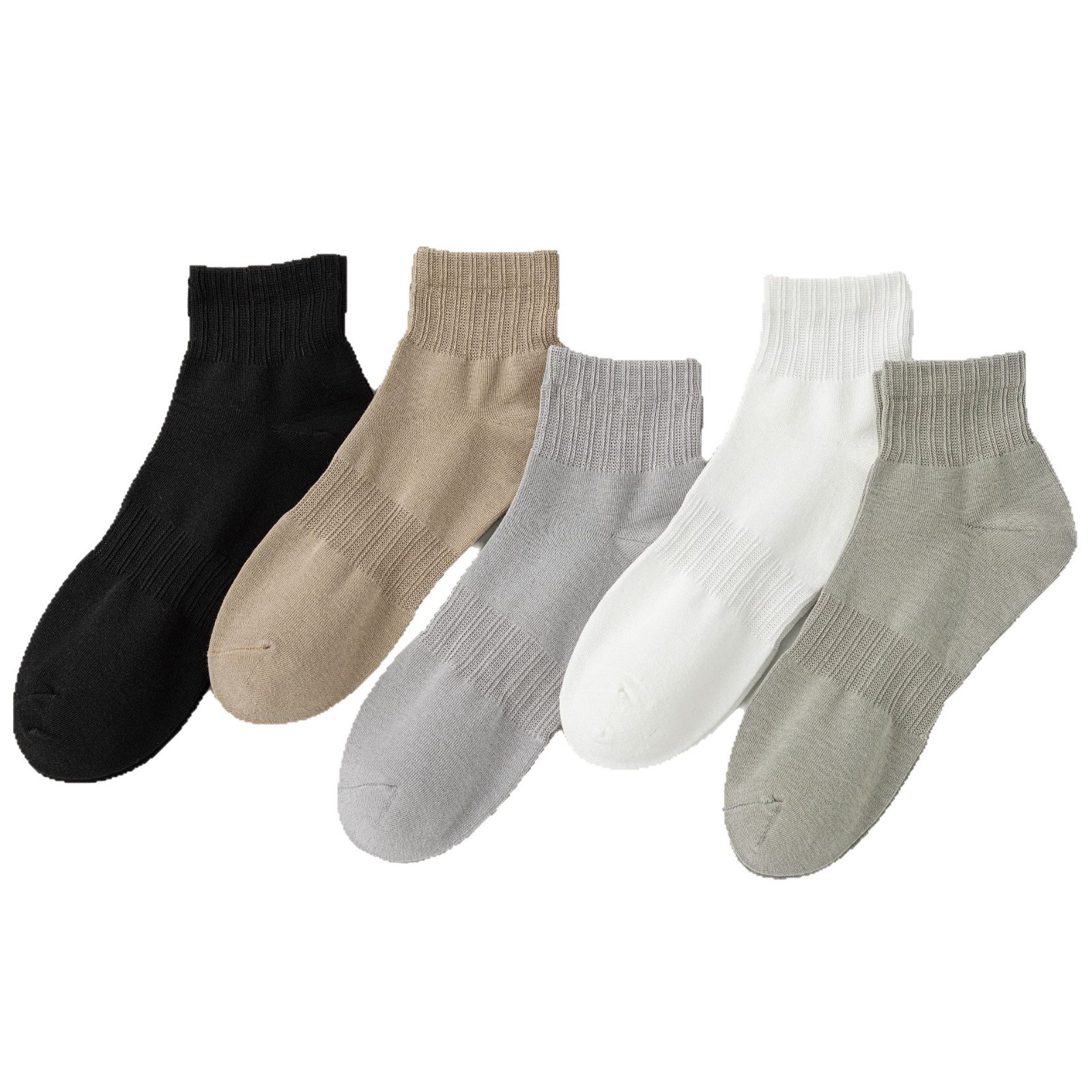 ถุงเท้าผ้าฝ้าย Mid-Calf สำหรับผู้ชาย