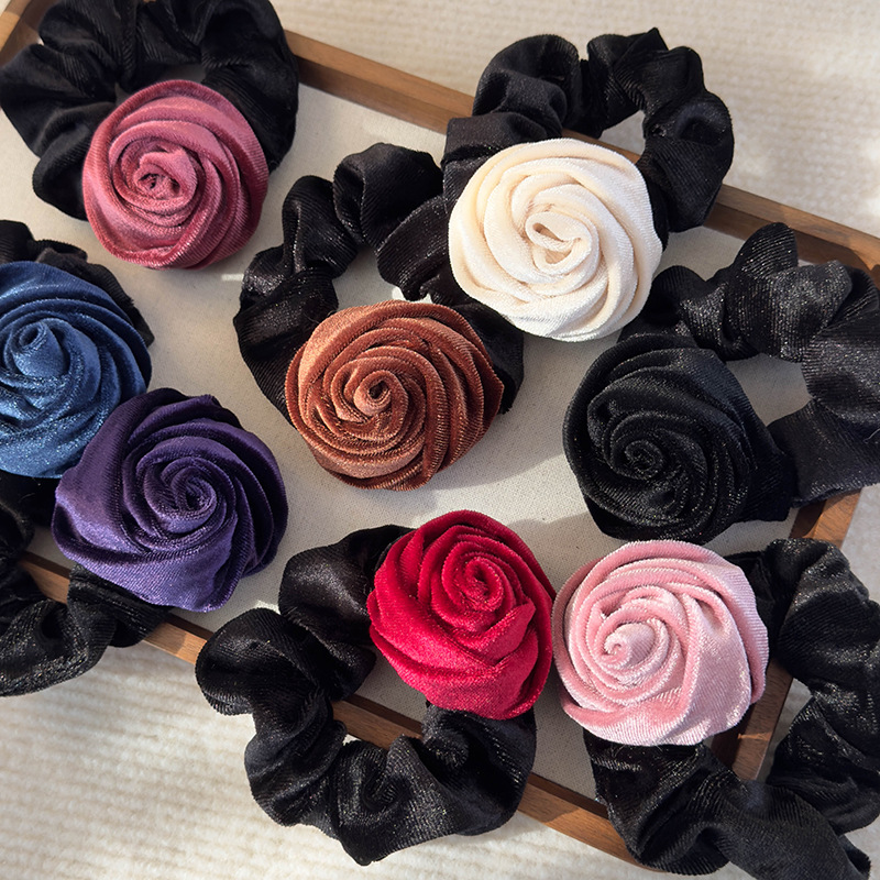 Velvet Rose Scrunchie