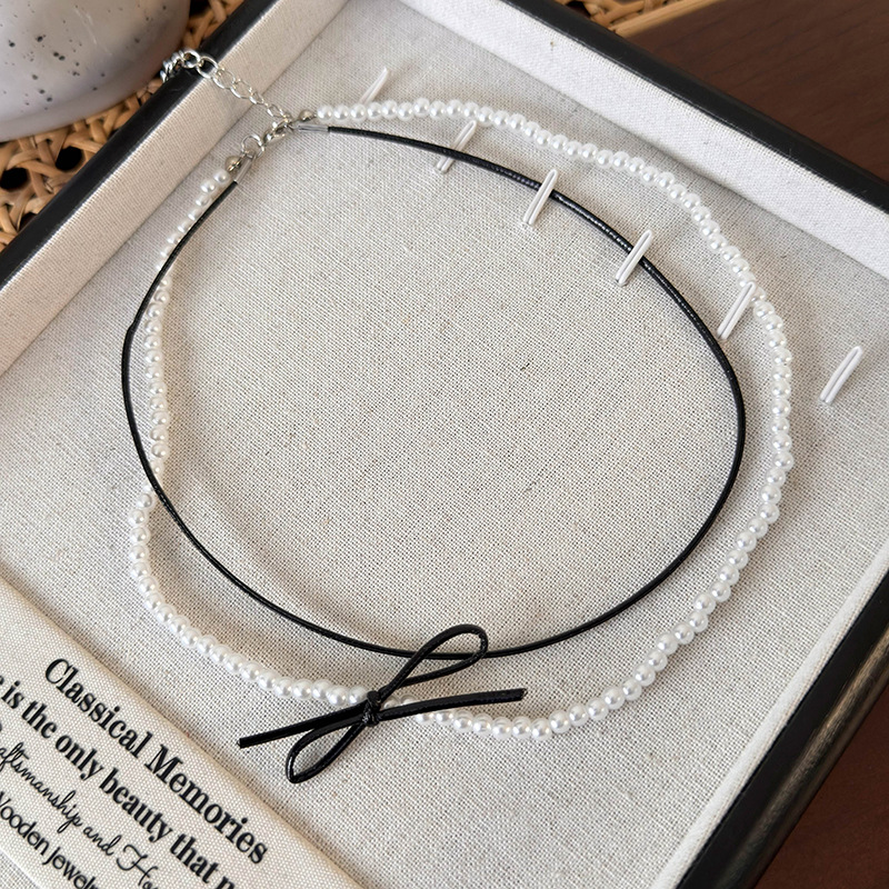 Collier Perles Double Couche