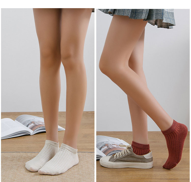 Meias Tornozelo de Algodão