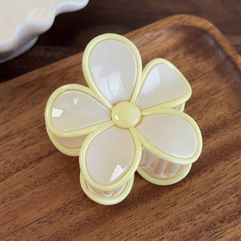 Agrafă de Păr Plastic Florală