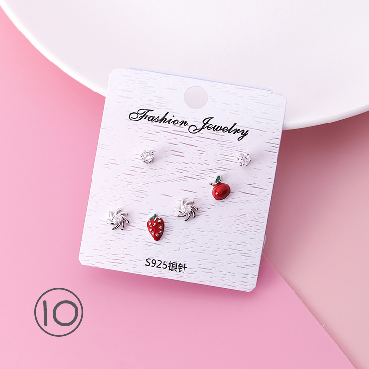 أقراط مثبتة فضة 925