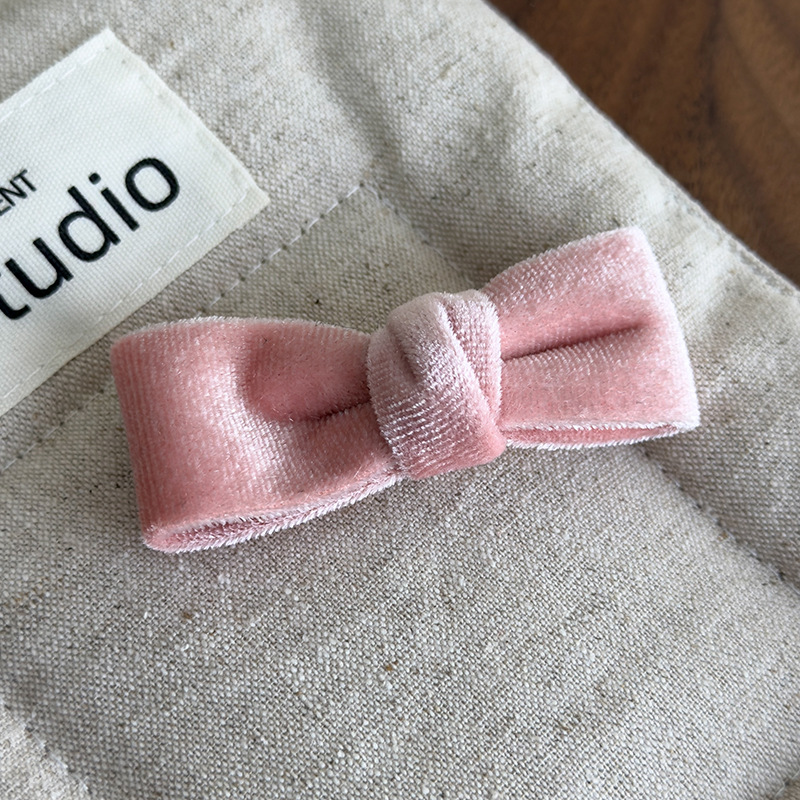 Κλιπς Μαλλιών Βελούδο με Φιόγκο