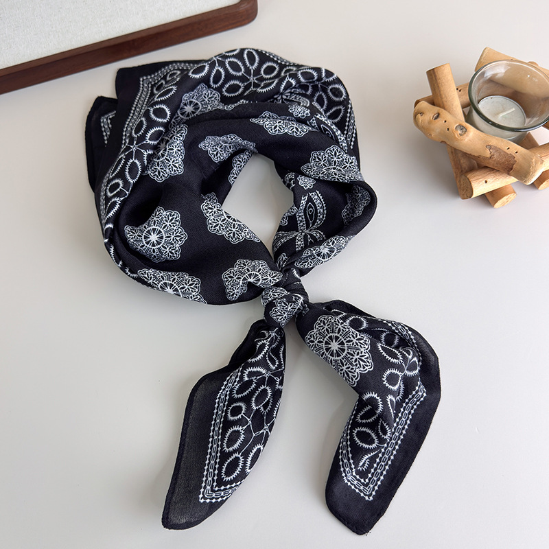 Geometrisches Quadratisches Tuch für Frauen