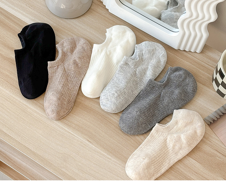 جوارب نسائية غير مرئية من القطن